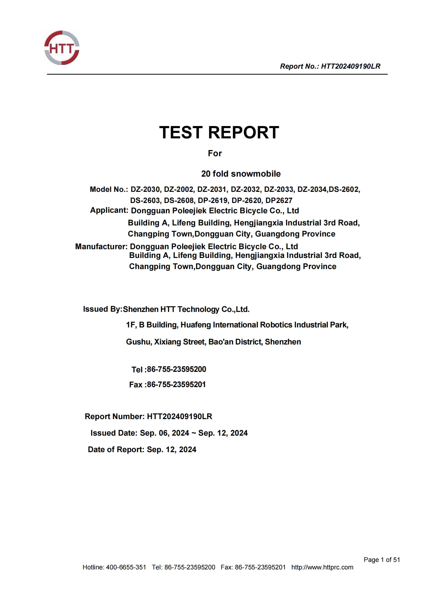 EN15194 Report